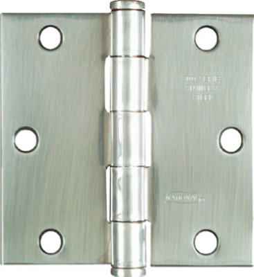 National Hardware 3.5 in. L Silver Door Hinge 1 pk - Image 2