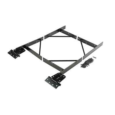National Hardware 3.74 in. L Black Steel Anti-Sag Gate Kit 1 pk - Image 7