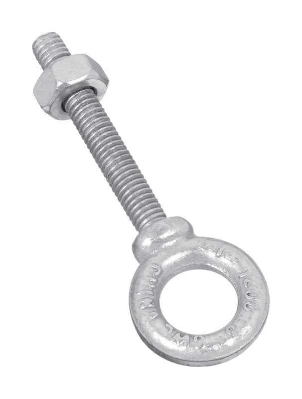 National Hardware 3/8 in. X 2-1/2 in. L Galvanized Forged Steel Eyebolt Nut Included - Image 2
