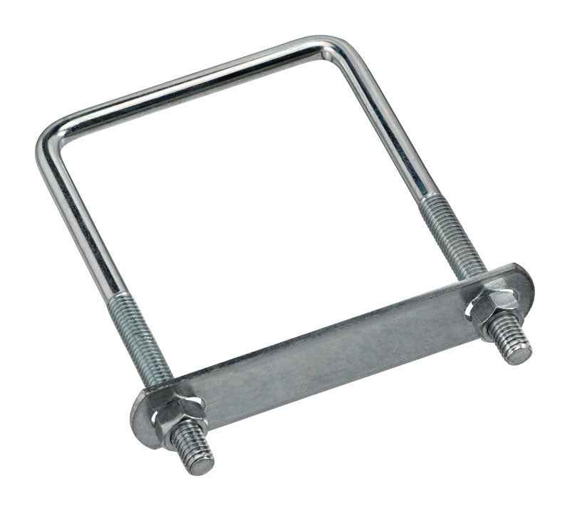 National Hardware 3/8 in. X 3-5/8 in. W X 6 in. L Coarse Zinc-Plated Steel Square U-Bolt - Image 2