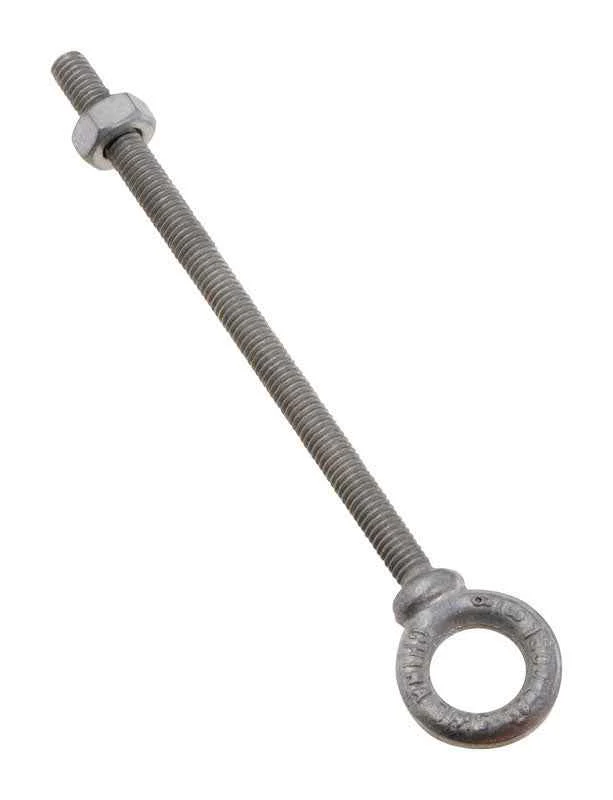 National Hardware 3/8 in. X 7.46 in. L Galvanized Forged Steel Eyebolt Nut Included - Image 2