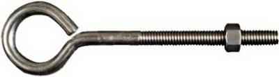 National Hardware 3/8 in. X 6 in. L Stainless Steel Eyebolt Nut Included - Image 2