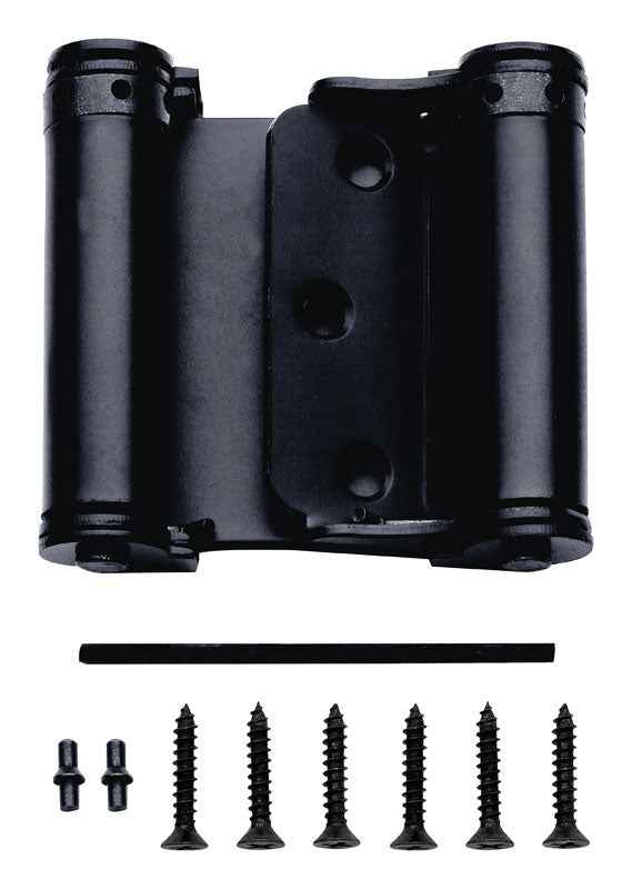 National Hardware 3 in. L Oil Rubbed Bronze Double-Acting Spring Hinge 1 pk - Image 2