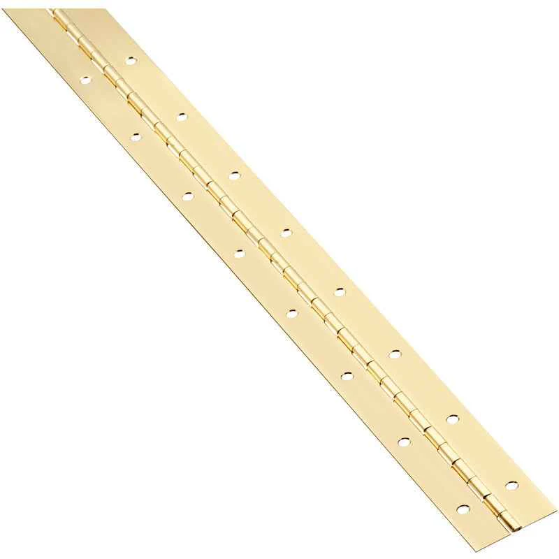 National Hardware 30 in. L Brass Continuous Hinge 1 pk - Image 2