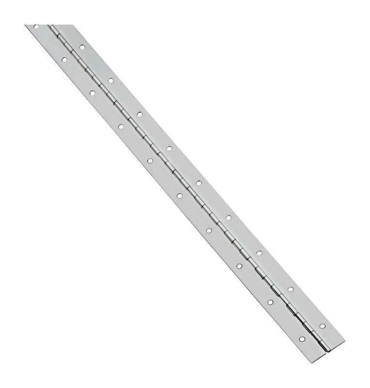 National Hardware 30 in. L Nickel Continuous Hinge 1 pk - Image 3