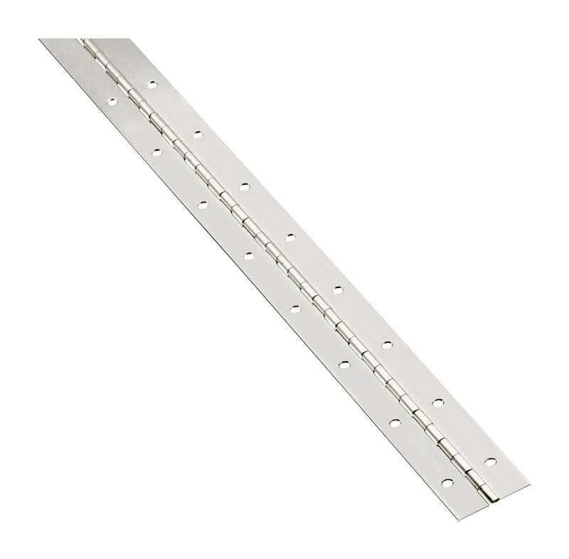 National Hardware 30 in. L Nickel Continuous Hinge 1 pk - Image 3