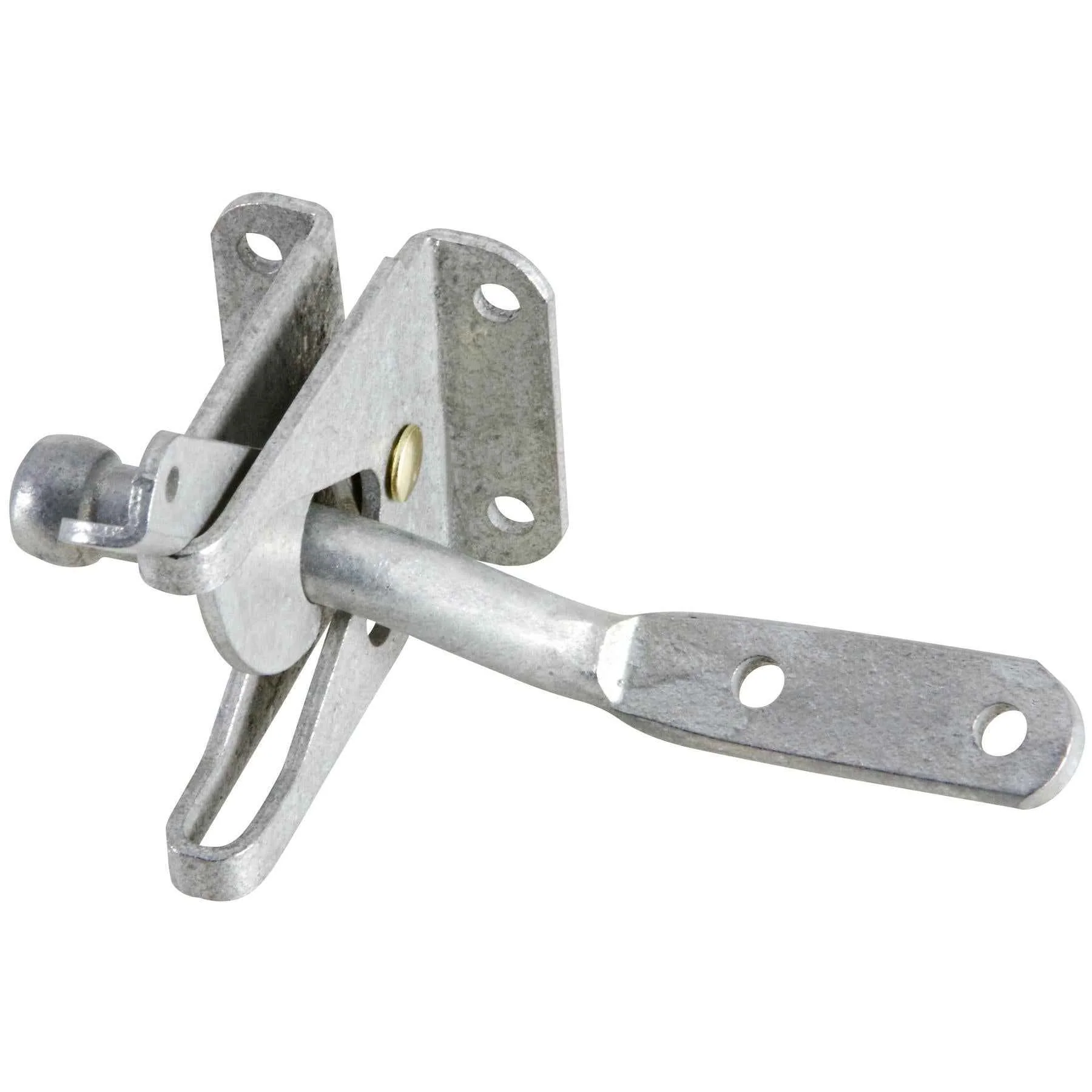 National Hardware 4.44 in. H X 2.37 in. L Galvanized Steel Automatic Gate Latch - Image 2