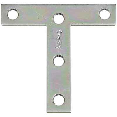 National Hardware 4 in. H X 4 in. W Zinc-Plated Steel Tee Plate - Image 3
