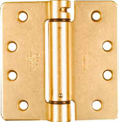 National Hardware 4 in. L Brass Spring Hinge 1 pk - Image 2