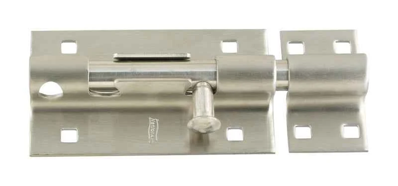 National Hardware 5 in. L Polished Stainless Steel Barrel Bolt 1 pk - Image 2