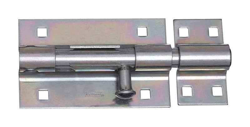 National Hardware 5 in. L Zinc-Plated Steel Heavy Duty Barrel Bolt 1 pk - Image 2