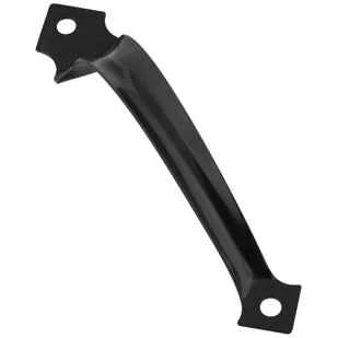 National Hardware 6-1/2 in. L Black Steel Ornamental Gate Pull - Image 2
