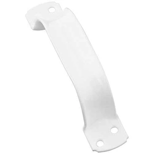 National Hardware 6-3/4 in. L Vinyl Coated White Steel Door Pull - Image 3