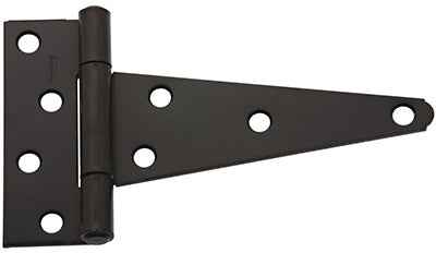 National Hardware 6 in. L Black Extra Heavy Duty T-Hinge 2 pk - Image 3