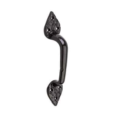 National Hardware 7-3/4 in. L Black Steel Gate Pull - Image 3