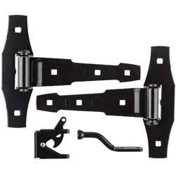 National Hardware 8-13/16 in. L Black Steel Gate Hardware Kit 1 pk - Image 4