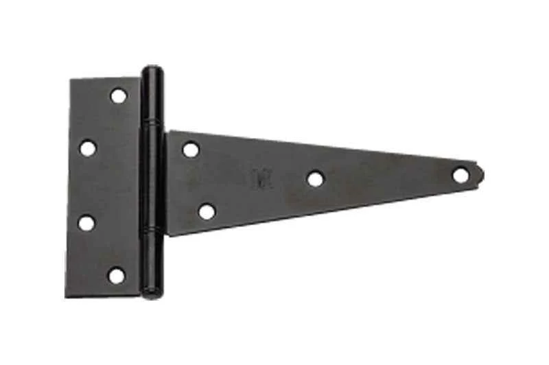 National Hardware 8 in. L Black Extra Heavy Duty T-Hinge 2 pk - Image 2