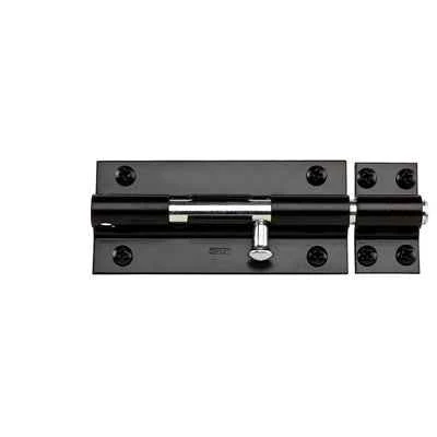 National Hardware 8 in. L Black Steel Heavy Duty Barrel Bolt 1 pk - Image 2