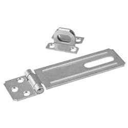 National Hardware Galvanized Steel 4-1/2 in. L Safety Hasp 1 pk - Image 3