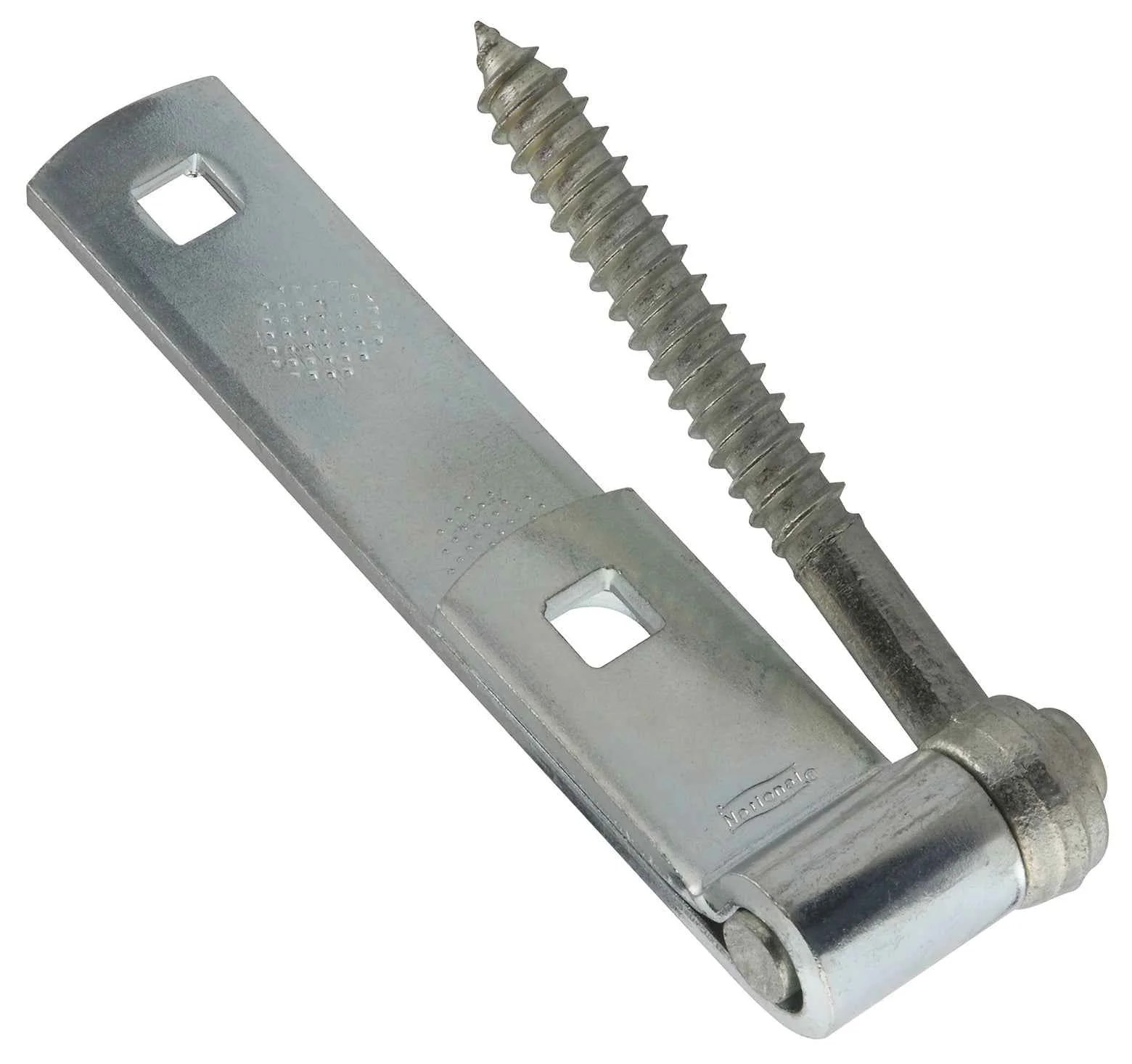 National Hardware 1-1/4 in. W X 6-1/4 in. L Zinc Plated Steel Screw Hook/Strap Hinges 2 pk - Image 2