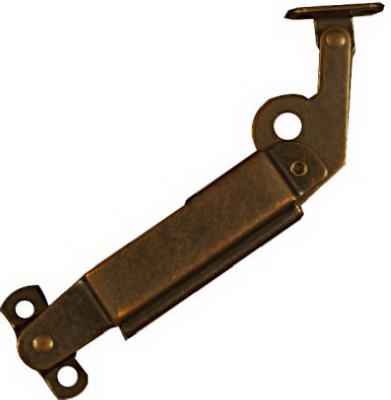 National Hardware Antique Brass Steel Right Hand Mount Spring Lid Support 5.5 in. 1 pk - Image 2