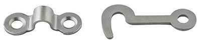 National Hardware Oil Rubbed Bronze Steel Hook and Staple 2 pk - Image 3