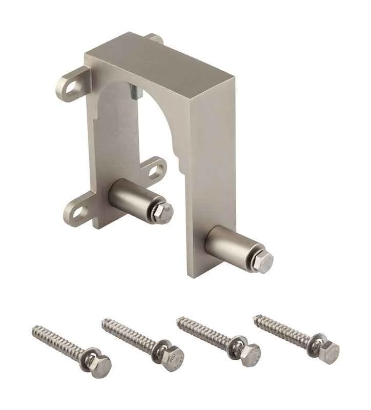National Hardware Satin Nickel Steel By-Pass Guide 2 pk - Image 3