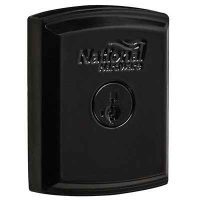 National Hardware SmartKey 3.35 in. L Black Gate Lock - Image 2