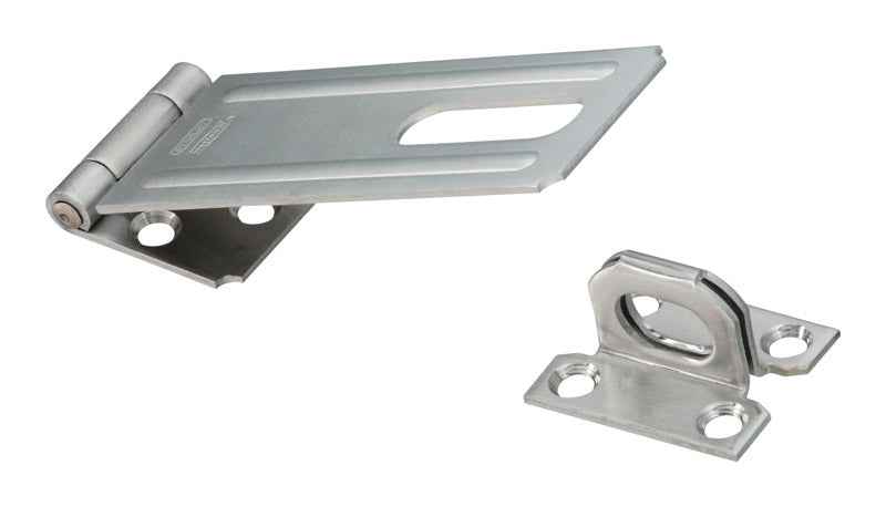 National Hardware Stainless Steel 4-1/2 in. L Safety Hasp 1 pk - Image 2