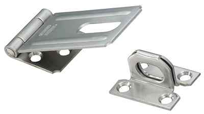 National Hardware Stainless Steel 4-1/2 in. L Safety Hasp 1 pk - Image 3