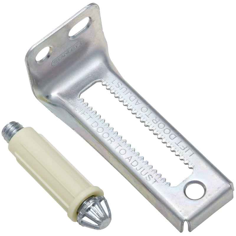 National Hardware Zinc-Plated Silver Plastic/Steel Folding Door Bottom Pivots 1 pk - Image 2