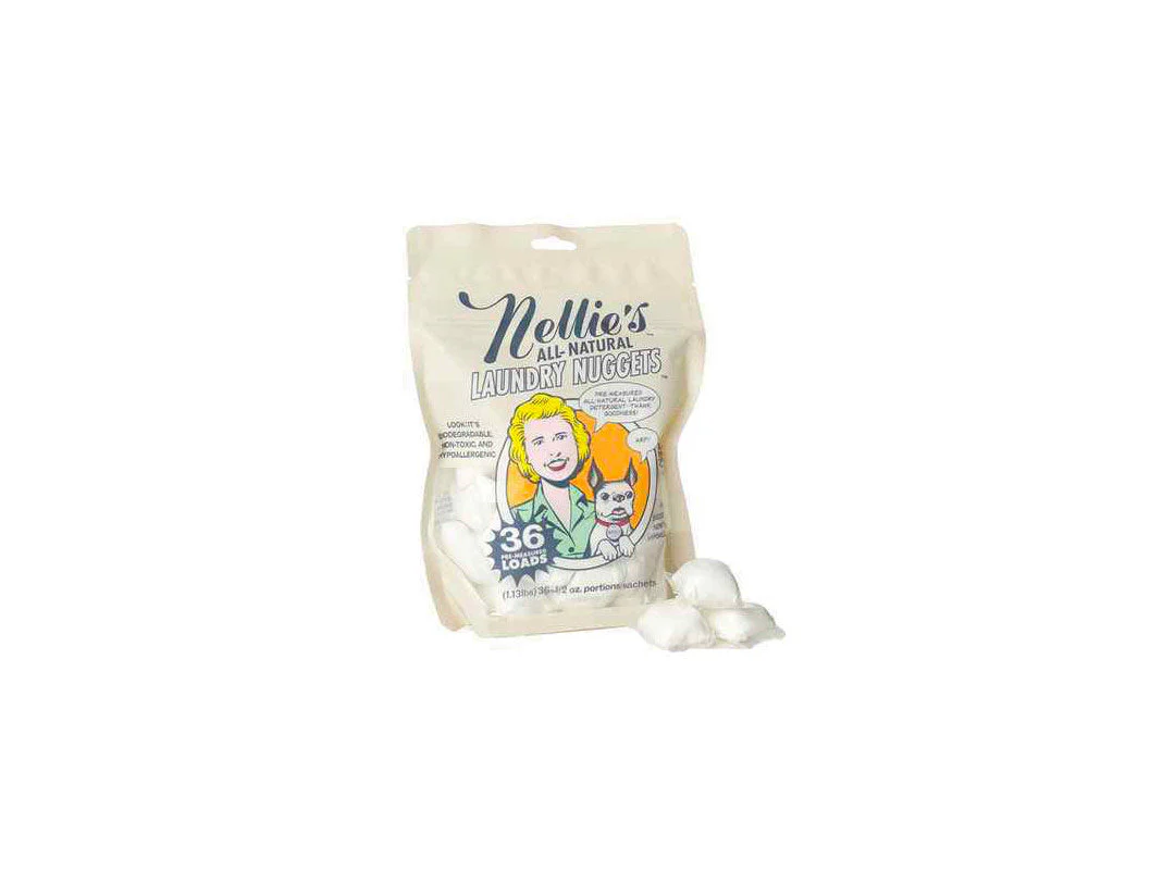 Nellie's Laundry Soda Nuggets, 36 load pouch - Image 2