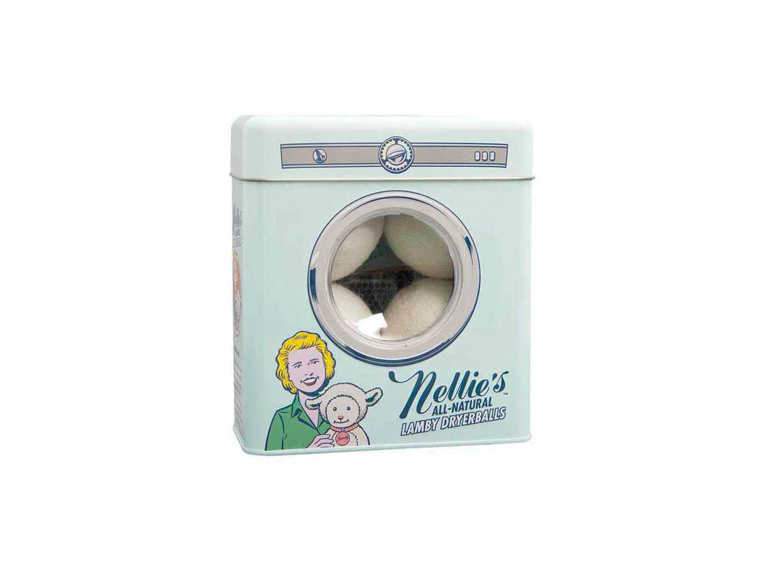 Nellie's Wool dryerball Tin, 4Pk