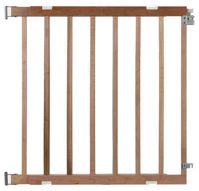 North States White 30 in. H X 28-42 in. W Wood Child Safety Gate - Image 2