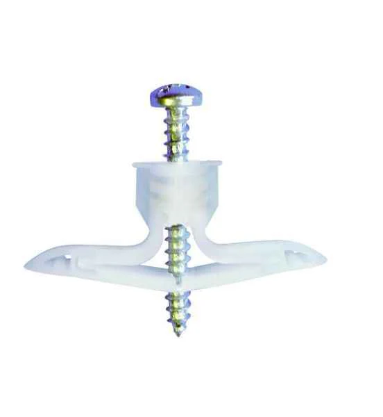 1/4" L Light Duty Nylon Toggles w/ Screw (4 Pack) - Image 2