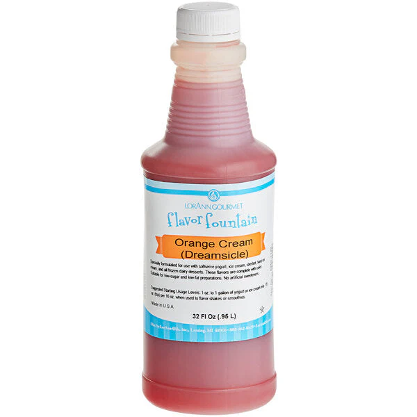 Orange Cream (also known as Dreamsicle or Creamsicle) Flavor - 4 oz. - 32 oz. - Ice Cream and Beverage Flavors - LorAnn Oils - Canadian Distribution - Ships Free Within Canada on Orders Above CAD $199 - Image 4
