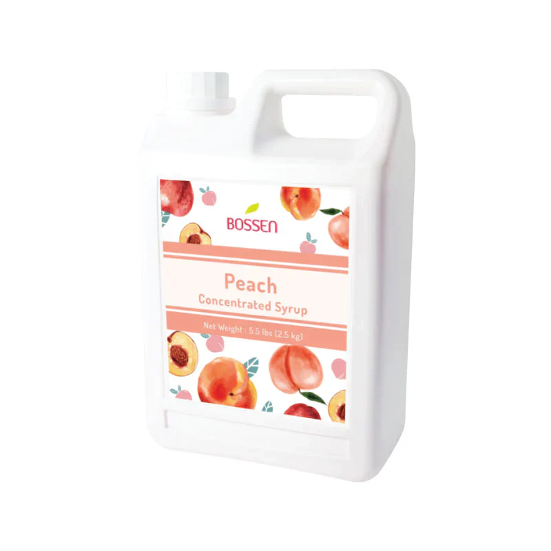 Peach | Multi-Use | Bubble Tea Syrup | Fruit Puree | Fruit Smoothie/Slushie Mix | Foodservice Canada | Ships Free Within Canada on Orders Above CAD $199