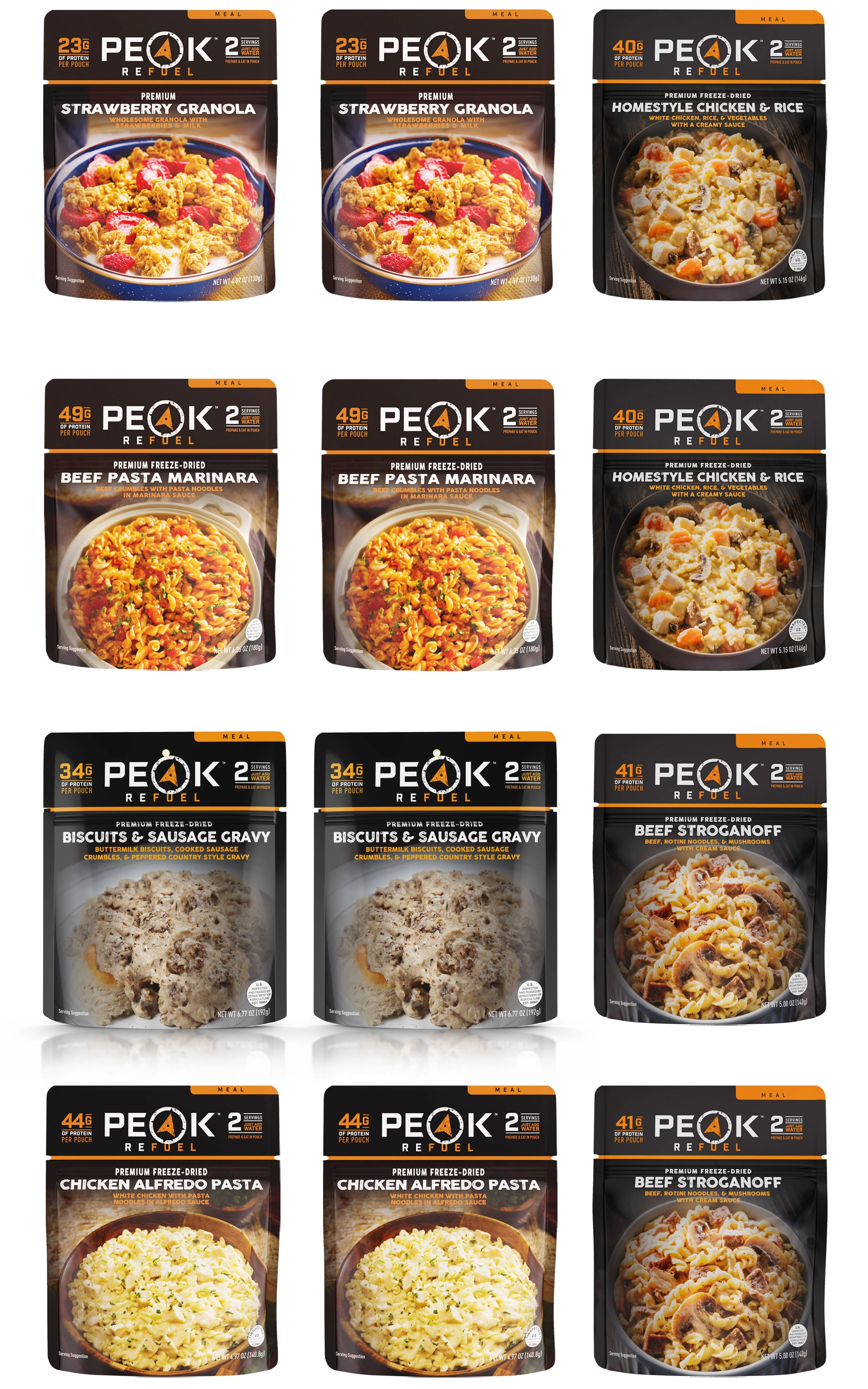 Peak Refuel Backpacking and Camping Survival Food Basecamp 12 Pack - Image 3