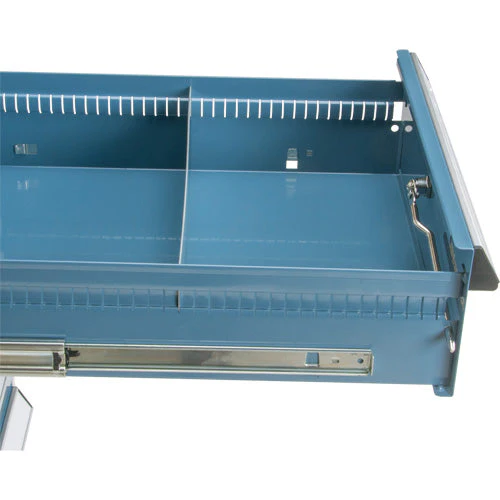 Pedestal Workbench with One Door & Two Drawers, 2 Drawers, 18" W x 21" D x 28" H - Image 2