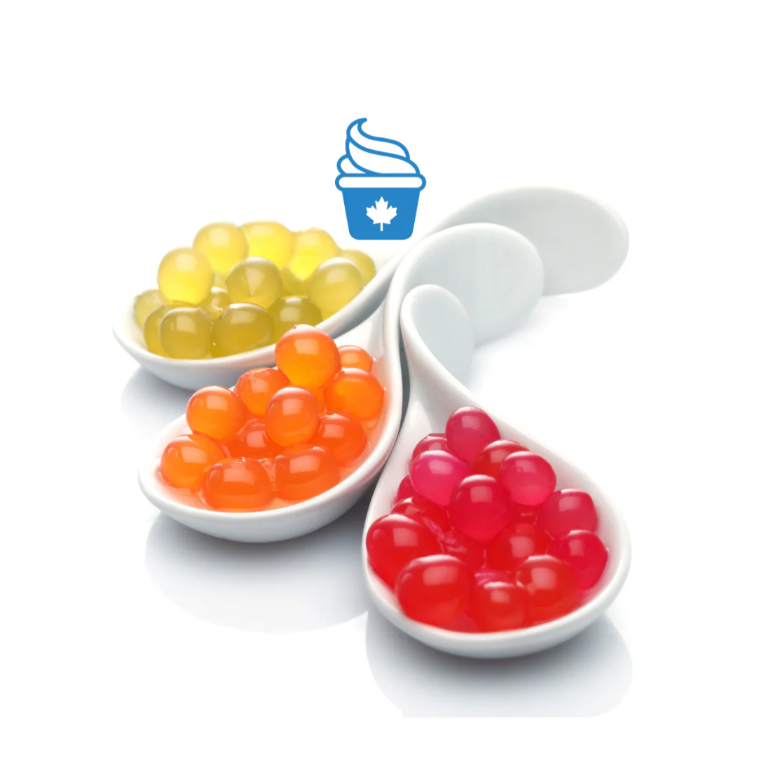 Pineapple Bursting Boba - 7 LB Jar - Popping Boba - Ships Free Within Canada on Orders Above CAD $199 - Image 3
