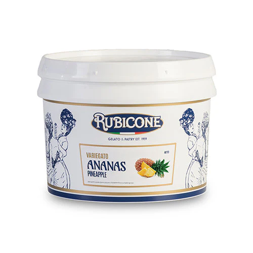 Pineapple Sundae Dessert Topping - 3 KG Bucket - Pineapple Variegate - Rubicone Canada - Ships Free Within Canada on Orders Above CAD $199 - Image 2