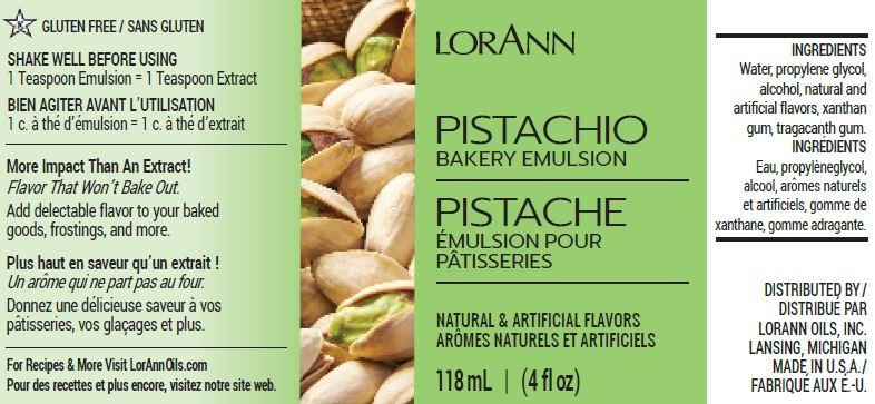 Pistachio Bakery Emulsion - 4 oz. - 16 oz., 1 Gallon, 5 Gallons - Bakery Emulsions Canada - Ships Free Within Canada on Orders Above CAD $199 - Image 4
