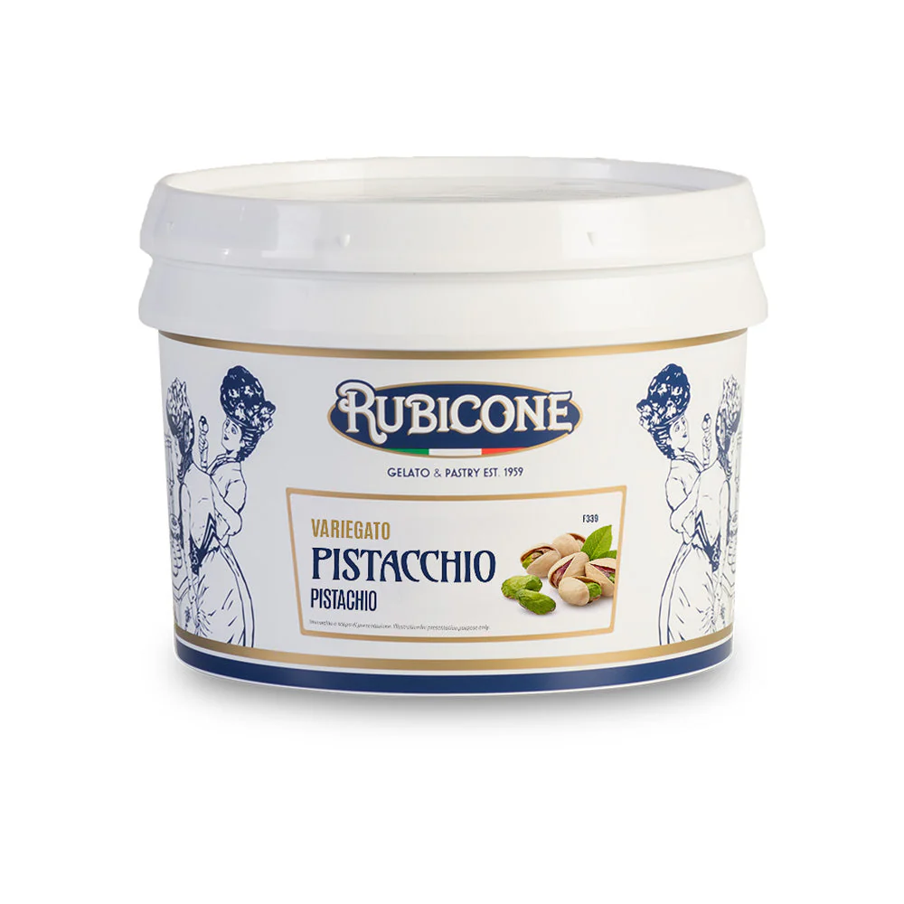 Pistachio Sundae Dessert Topping - 3 KG Bucket - Pistachio Variegate - Rubicone Canada - Made in Italy - Ships Free Within Canada on Orders Above CAD $199 - Image 3