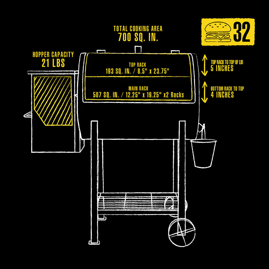 Pit Boss 700FB Wood Pellet Grill - Image 6