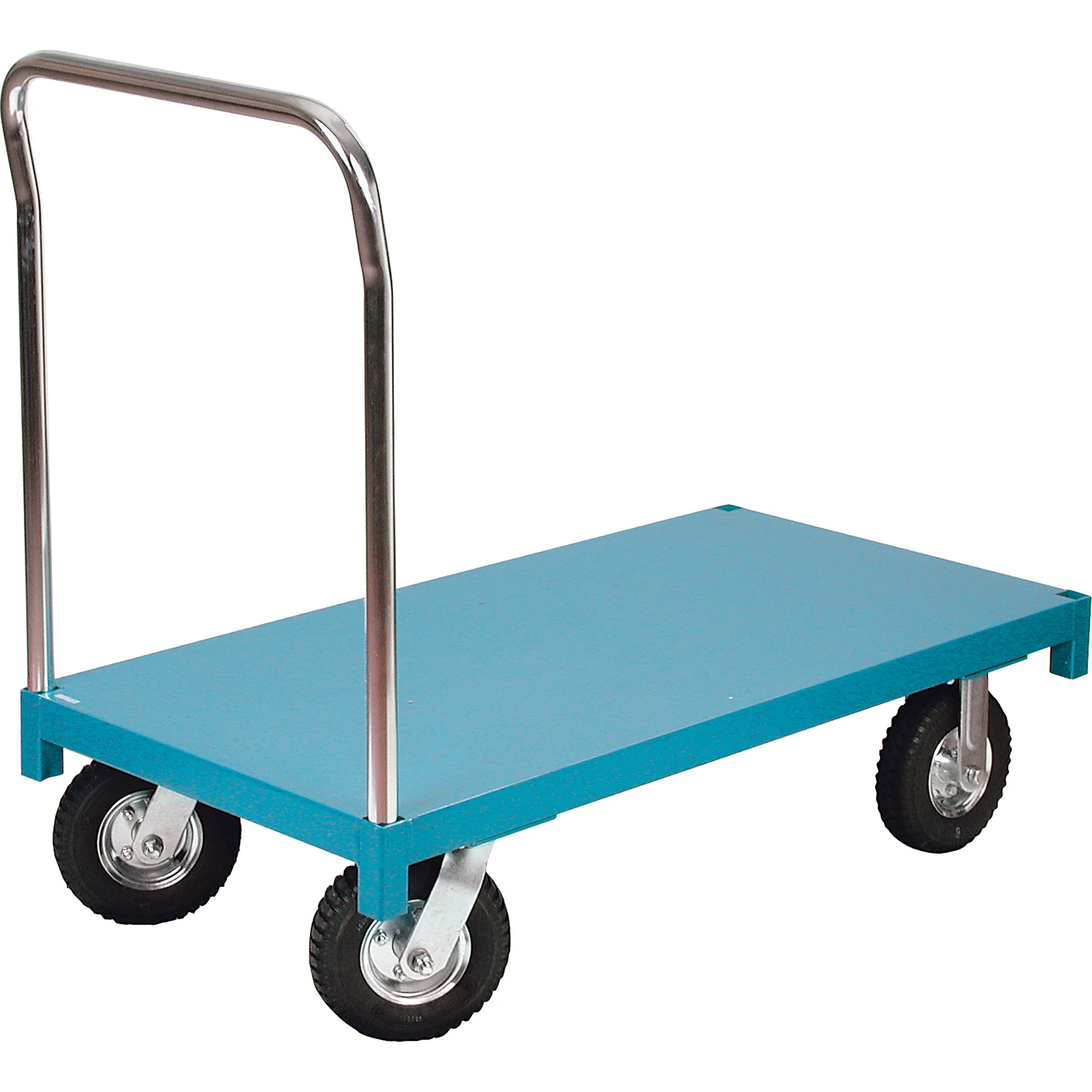 Platform Truck, 48" L x 30" W, 1000 lbs. Capacity, Pneumatic Casters
