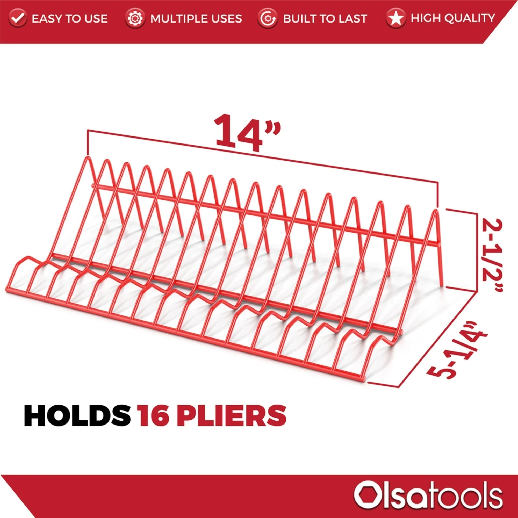Plier Organizer Rack For Tool Box Drawer - Image 10