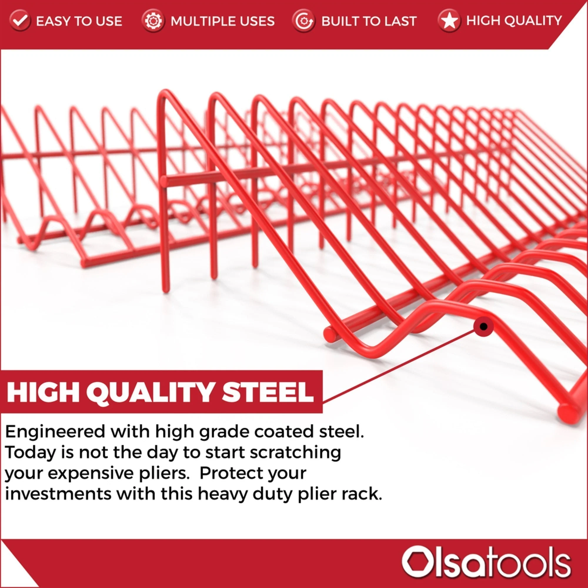 Plier Organizer Rack For Tool Box Drawer - Image 11