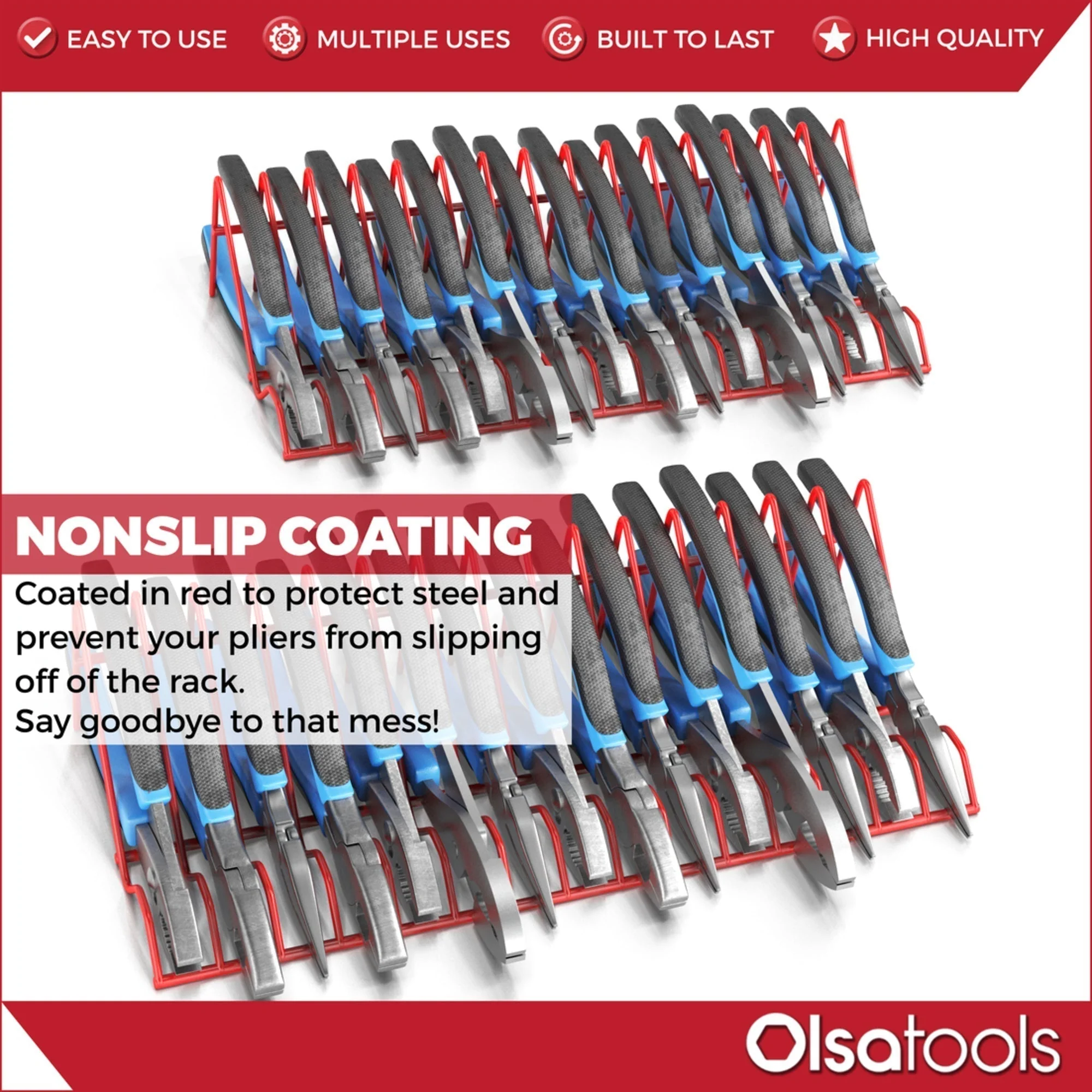 Plier Organizer Rack For Tool Box Drawer - Image 12