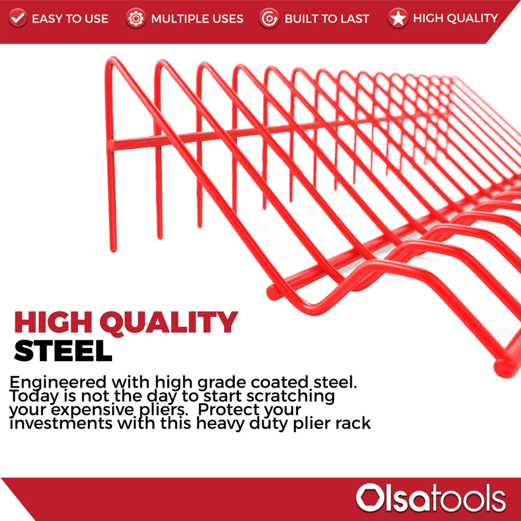 Plier Organizer Rack For Tool Box Drawer - Image 7