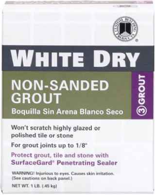 Custom Building Products White Dry Indoor and Outdoor White Grout 1 lb. (Pack of 6) - Image 2